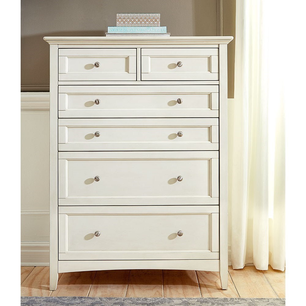 A A Northlake Cottage Style 6 Drawer Chest with Metal Hardware